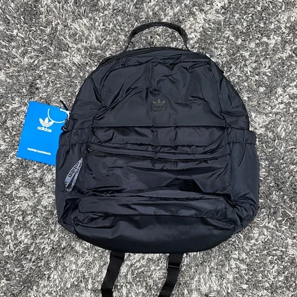 ★NOIAGO★ Nylon Puffer Backpack Black adidas | Bags | New Adidas Puffer Backpack In Black | Poshmark